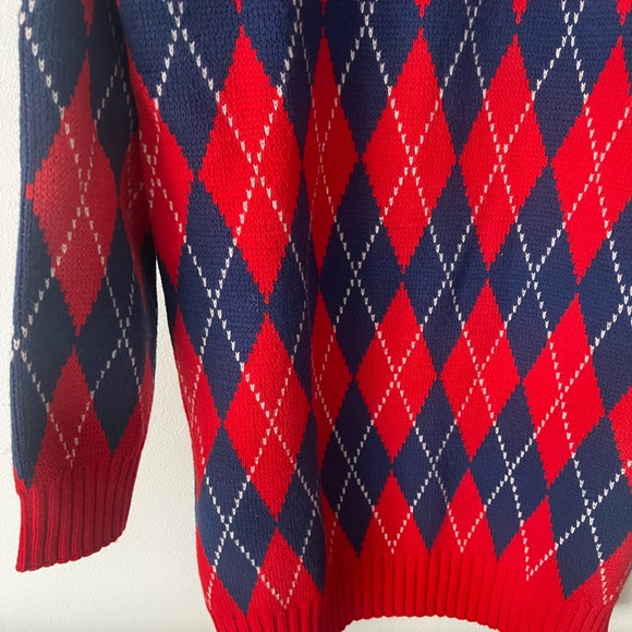 Gucci Argyle Jacquard Sweater Dress - Picture 5 of 10